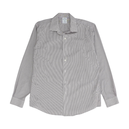 Red Striped Long Sleeve Button Down