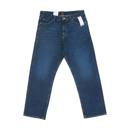 Navy Straight Jeans