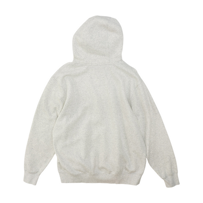 Gray Solid Hoodie Pullover