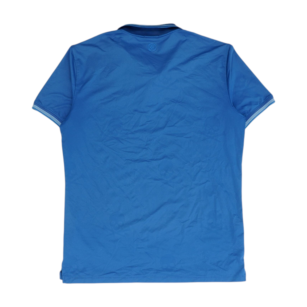 G/Fore Blue Solid Short Sleeve Polo – Image 2