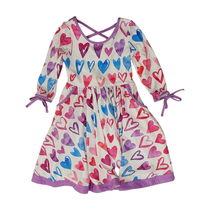 Multi Hearts Dress