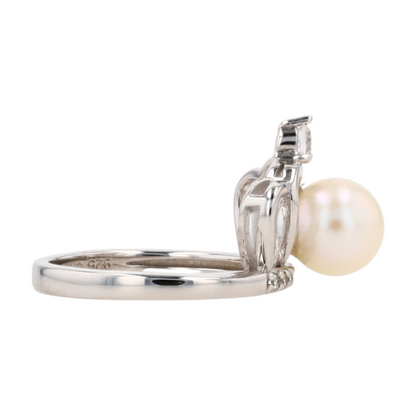 Sterling Silver Freshwater Pearl Fashion Ring