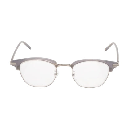Gray Robin Browline Unknown Prescription Eyeglasses