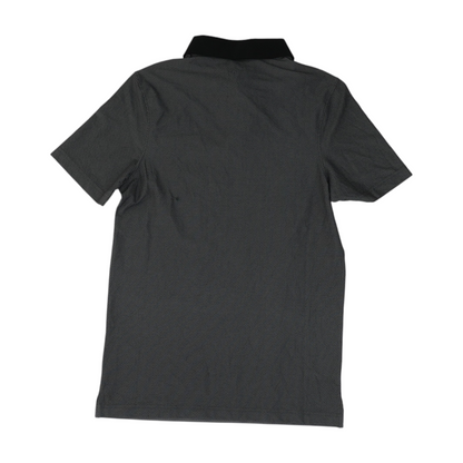 Gray Abstract Short Sleeve Polo