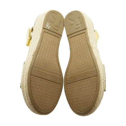 Gold Wedged Sandals