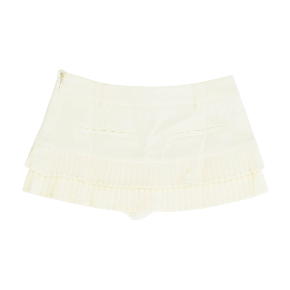 Ivory Mini Skort