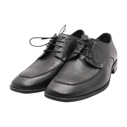 Black Lace-Up Dress Shoes