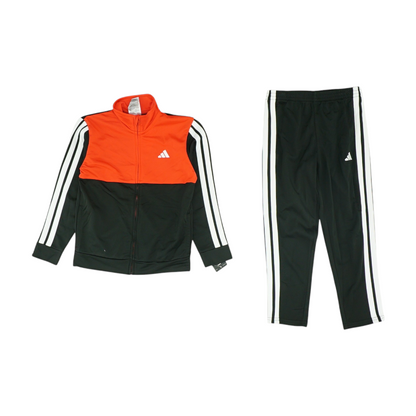 Black Color Block Long Sleeve Set