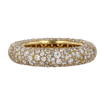 3 ctw 14K Yellow Gold Diamond Band Ring