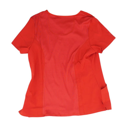 Red Scrub Top Knit Top
