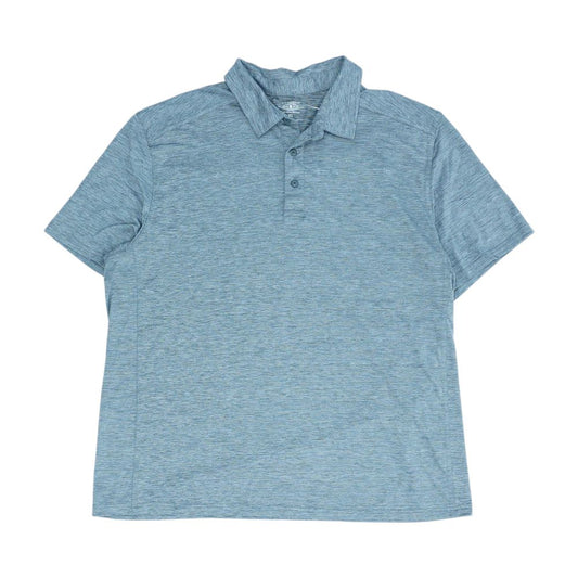 Gray Solid Short Sleeve Polo
