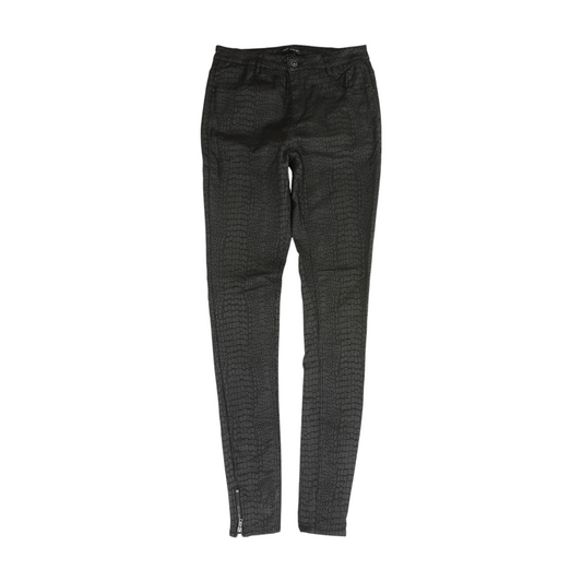 Charcoal Animal Print Skinny Pants