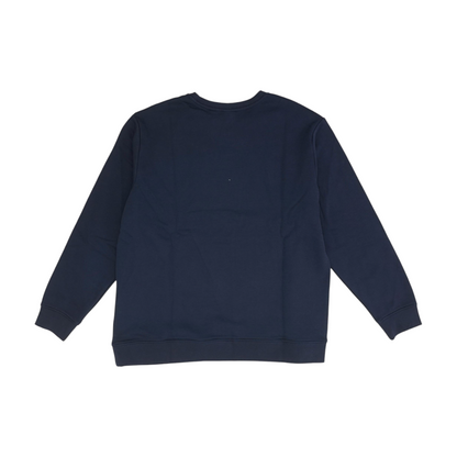 Navy Solid Sweatshirt Pullover