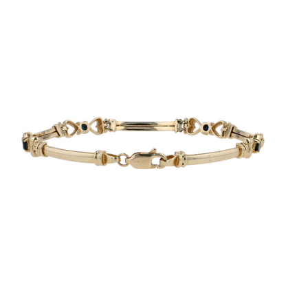 14K Yellow Gold Chain Bracelet