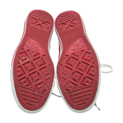 Red High-Top Athletic Shoes