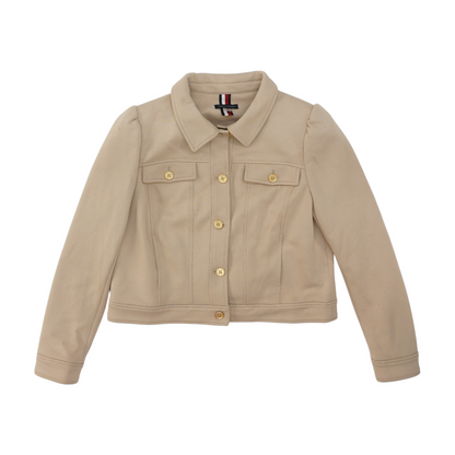 Tan Solid Jacket