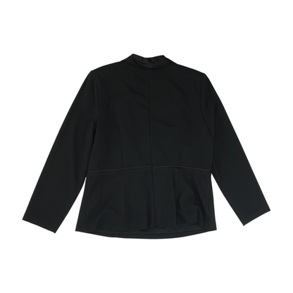 Black Solid Blazer