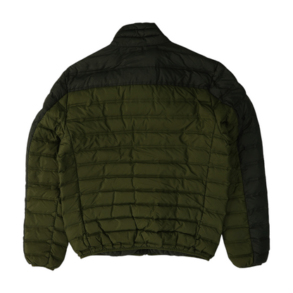 Green Color Block Jacket