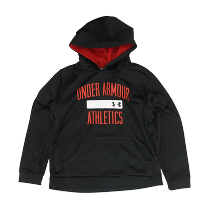 Black Graphic Hoodie Pullover