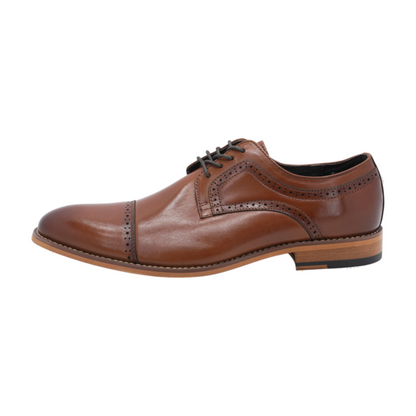 Brown Lace-Up Dress Shoes
