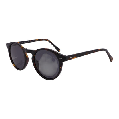 Brown Retro Round Sunglasses