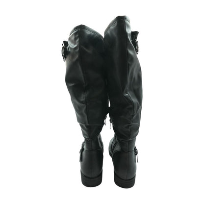 Black Knee High Boots