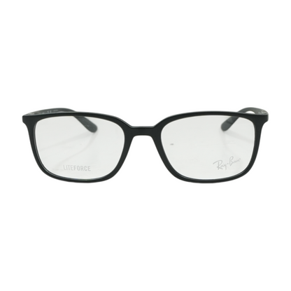 Black RB 7208 Rectangle Prescription Eyewear