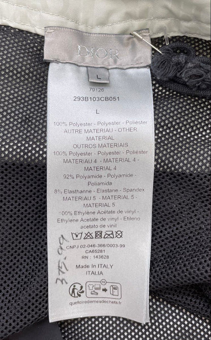 SS22 Gray Oblique Swim Shorts