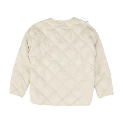 Beige Solid Jacket