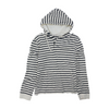 Beige Striped Henley T-Shirt