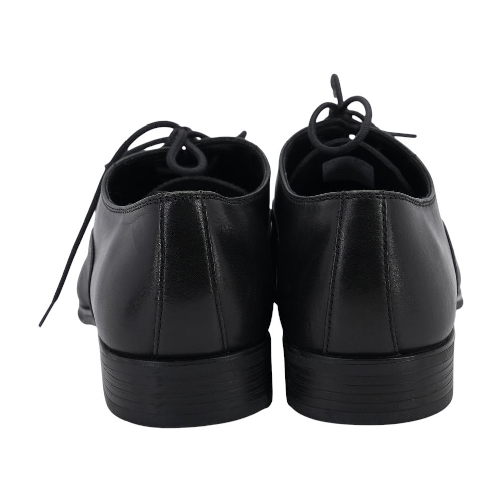 Black Lace-Up Dress Shoes