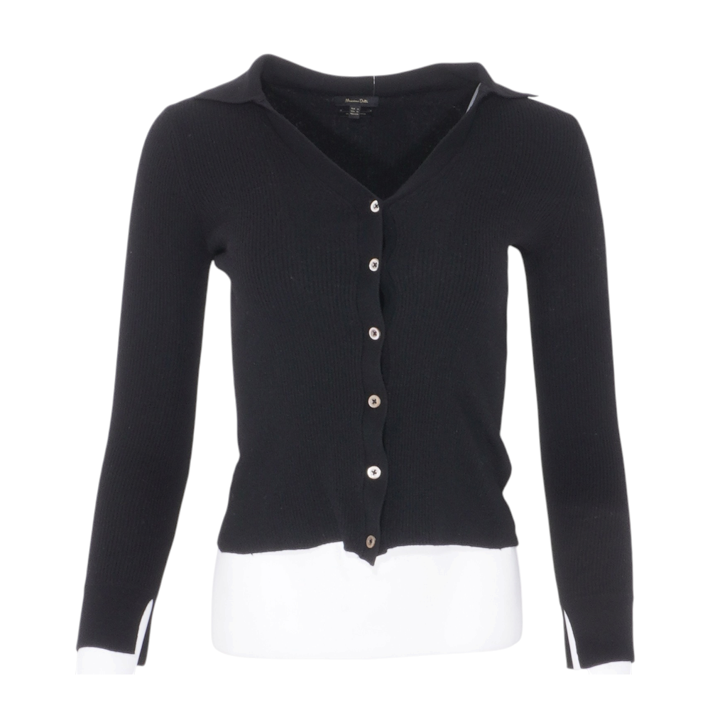 Black Cardigan Sweater