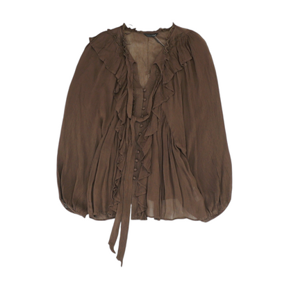 Brown Blouse