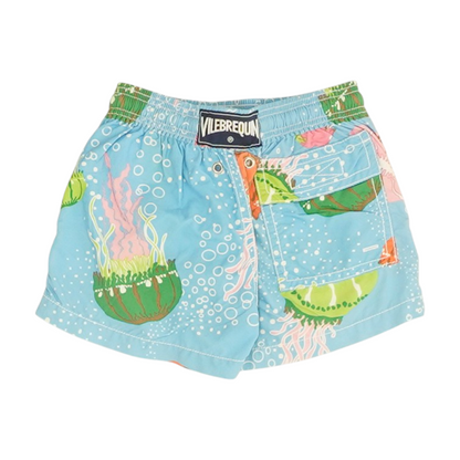 Blue Graphic Swim Bottom