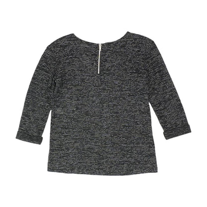 Black Misc. Knit Top