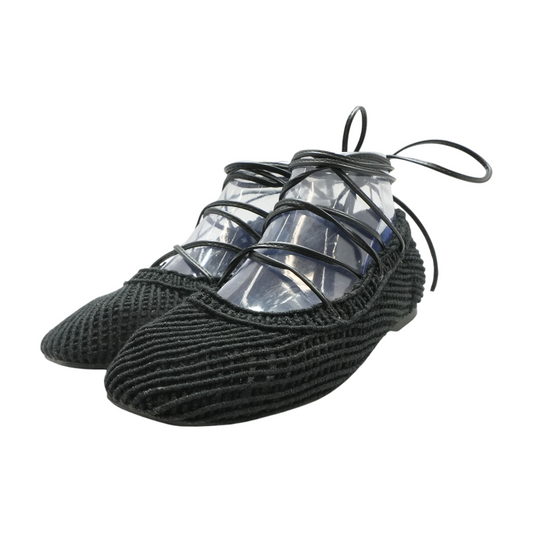 Black Slip-On Flats