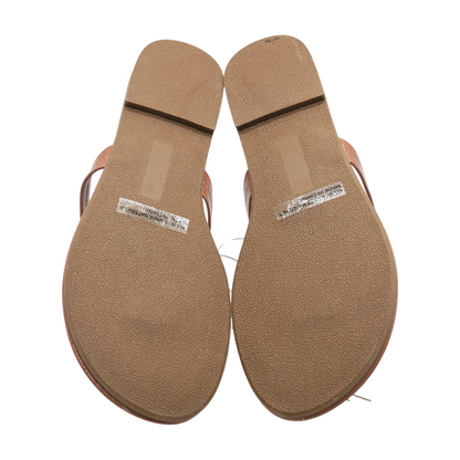 Tan Flip-Flop Sandals
