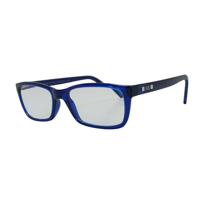 Blue AX 3007 Rectangle Prescription Eyewear