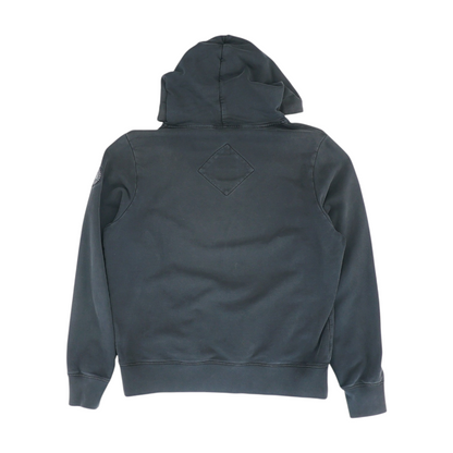 Black Solid Hoodie Pullover