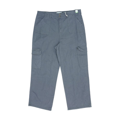 Gray Cargo Relaxed Pants