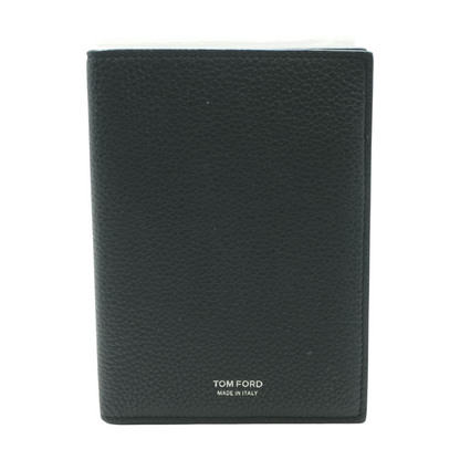 Black Soft Leather T-Line Passport Holder
