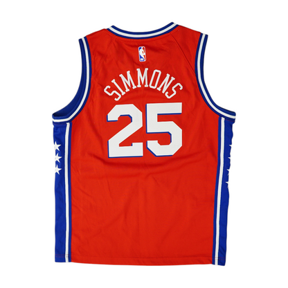 Men's Red Philadelphia 76ers Sleeveless Jersey