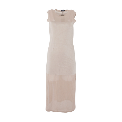 Kenneth Cole Brown Color Block Midi Dress – Image 1