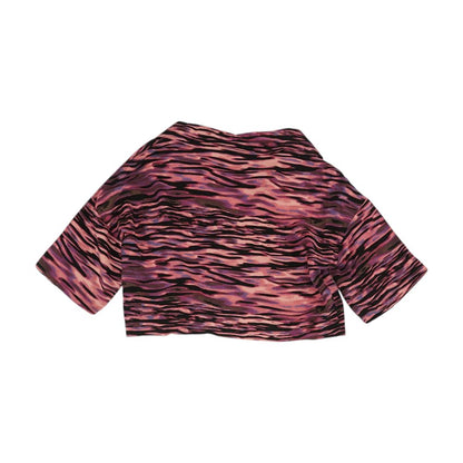 Purple Cropped Blouse