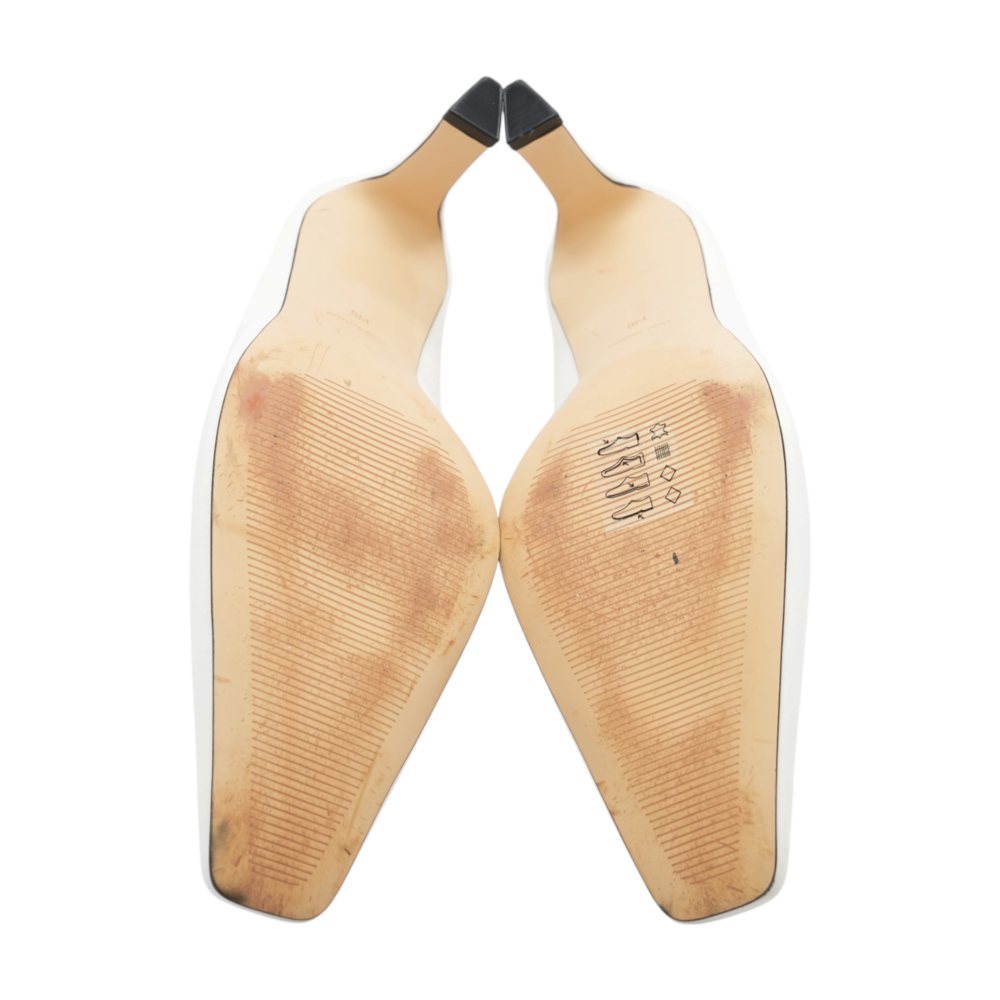 Michael Kors White Pump Heels – Image 4
