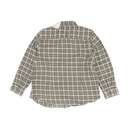 Brown Plaid Button Down