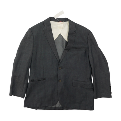Blue Short Solid Sport Coat