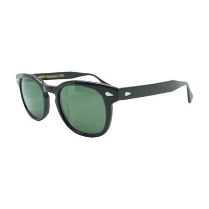 Black Gelt Round Sunglasses