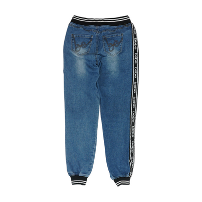 Blue Tapered Jeans
