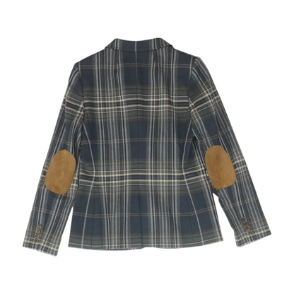 Black Plaid Blazer